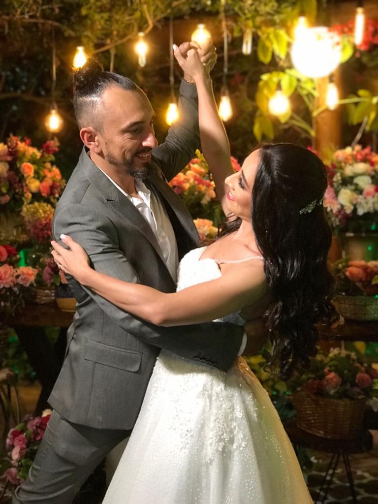 Gil e Siih dançando